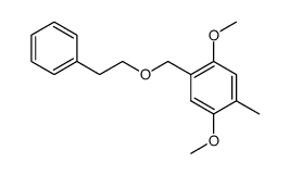 2-[(2-Phenylethoxy)methyl]-5-methyl-1,4-dimethoxybenzene Structure