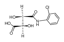 (2R,3R)-N-(2-chloro-phenyl)-2,3-dihydroxy-succinamic acid Structure