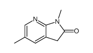 1,5-dimethyl-1,3-dihydro-pyrrolo[2,3-b]pyridin-2-one Structure