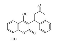 8-羟基华法林结构式