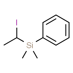 (1-IODOETHYL)DIMETHYL(PHENYL)SILANE Structure