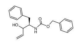 ((R)-1-Benzyl-2-hydroxy-but-3-enyl)-carbamic acid benzyl ester Structure