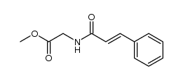 Cinnamoylglycine methyl ester Structure