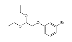 1-Bromo-3-(2,2-diethoxy-ethoxy)-benzene结构式