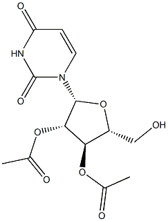 1-(2-O,3-O-Diacetyl-β-D-arabinofuranosyl)uracil结构式