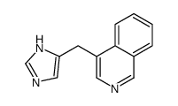 4-(1H-IMIDAZOL-4-YLMETHYL)-ISOQUINOLINE结构式