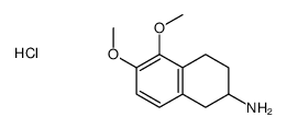 5,6-二甲氧基-2-氨基四氢化萘盐酸盐结构式