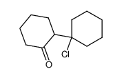 2-(1'-chlorocyclohexyl)cyclohexanone Structure