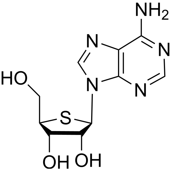 Adenosine, 4'-thio- structure