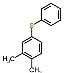 1,2-Dimethyl-4-(phenylsulfanyl)benzene structure