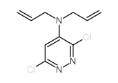 4-Pyridazinamine,3,6-dichloro-N,N-di-2-propen-1-yl-结构式