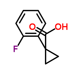 1-(2-Fluorophenyl)cyclopropanecarboxylic acid Structure