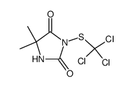 5,5-Dimethyl-3-[(trichloromethyl)thio]-2,4-imidazolidinedione结构式