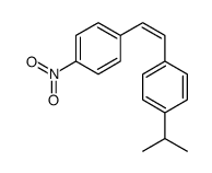 1-Isopropyl-4-[(E)-2-(4-nitrophenyl)vinyl]benzene Structure