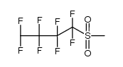 1,1,2,2,3,3,4,4-octafluoro-1-methanesulfonyl-butane结构式