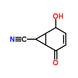 Bicyclo[4.1.0]hept-3-ene-7-carbonitrile, 2-hydroxy-5-oxo- (9CI) picture