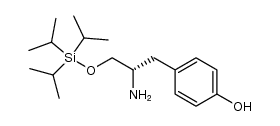 4-[(S)-2-amino-3-(triisopropyl-silanoxy)-propyl]-phenol Structure