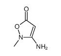 3-amino-2-methyl-1,2-oxazol-5-one结构式