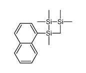 [dimethyl(naphthalen-1-yl)silyl]-dimethyl-trimethylsilylsilane结构式