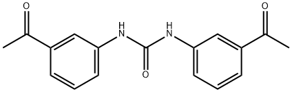 1,3-bis(3-acetylphenyl)urea structure