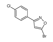 5-溴-3-(4-氯苯基)异恶唑结构式