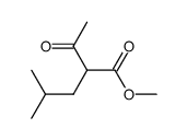 2-Acetyl-4-methylpentanoic acid methyl ester structure