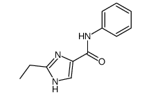 2-ethyl-1(3)H-imidazole-4-carboxylic acid anilide结构式