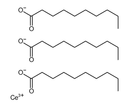 cerium(3+) decanoate Structure