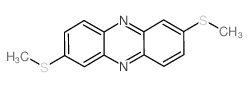 2,7-bis(methylthio)phenazine (en)Phenazine, 2,7-bis(methylthio)- (en)结构式