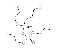 Diphosphoric acid,tetrakis(2-chloroethyl) ester (9CI) structure