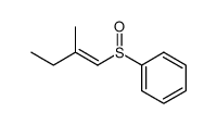 (+/-)S-2-methyl-1-(phenylsulfinyl)but-1-ene Structure