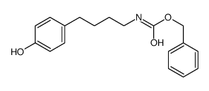 benzyl N-[4-(4-hydroxyphenyl)butyl]carbamate Structure