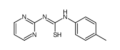 1-(4-methylphenyl)-3-pyrimidin-2-ylthiourea Structure