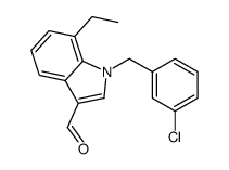 1H-Indole-3-carboxaldehyde,1-[(3-chlorophenyl)methyl]-7-ethyl-(9CI) picture