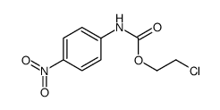 2-chloroethyl N-(4-nitrophenyl)carbamate Structure