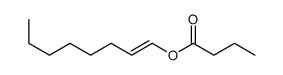 oct-1-enyl butanoate结构式