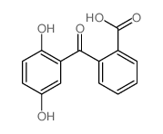 Benzoic acid,2-(2,5-dihydroxybenzoyl)-结构式