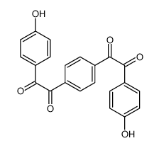 1-(4-hydroxyphenyl)-2-[4-[2-(4-hydroxyphenyl)-2-oxoacetyl]phenyl]ethane-1,2-dione Structure