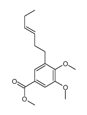 methyl 3-hex-3-enyl-4,5-dimethoxybenzoate Structure