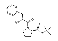 L-phenylalanyl-L-proline tert-butyl ester结构式