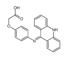 2-[4-(acridin-9-ylamino)phenoxy]acetic acid Structure