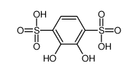 2,3-dihydroxybenzene-1,4-disulfonic acid Structure