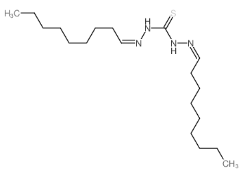 Nonanal, thiocarbohydrazone (8CI) structure