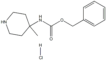 (4-Methyl-piperidin-4-yl)-carbamic acid benzyl ester hydrochloride picture