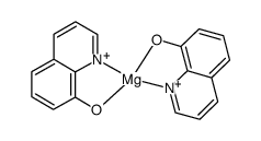 bis(quinolin-8-olato-N,O)magnesium结构式