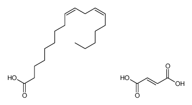 (E)-but-2-enedioic acid,(9Z,12Z)-octadeca-9,12-dienoic acid Structure