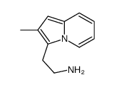 2-(2-methylindolizin-3-yl)ethanamine结构式