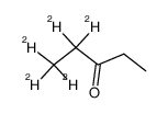 3-Pentanone-1,1,1,2,2-d5 Structure