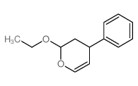 2H-Pyran,2-ethoxy-3,4-dihydro-4-phenyl-结构式