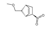 7-syn-(Methoxymethyl)-2-endo-nitrobicyclo[2.2.1]heptene结构式